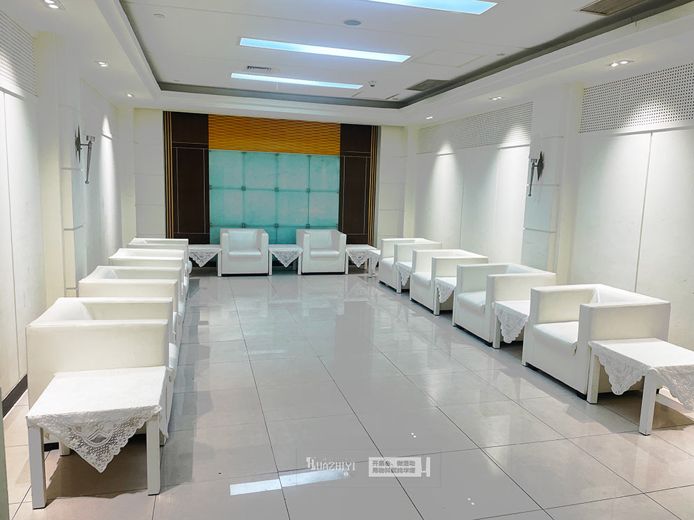 会展中心家电家具博览会，华熠桌椅帐篷租赁进行布场