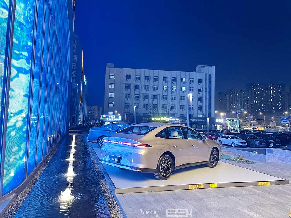 华熠车展地台出租助力东风日产N6车展活动