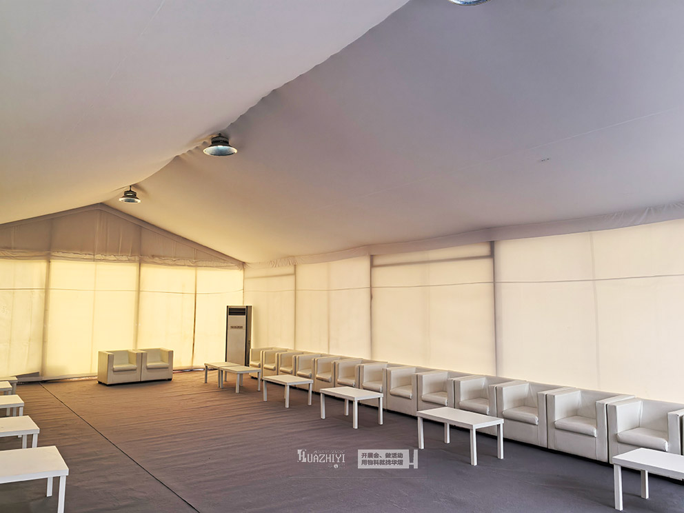 国家超算互联网应用技术大会篷房，华熠篷房租赁进行搭建