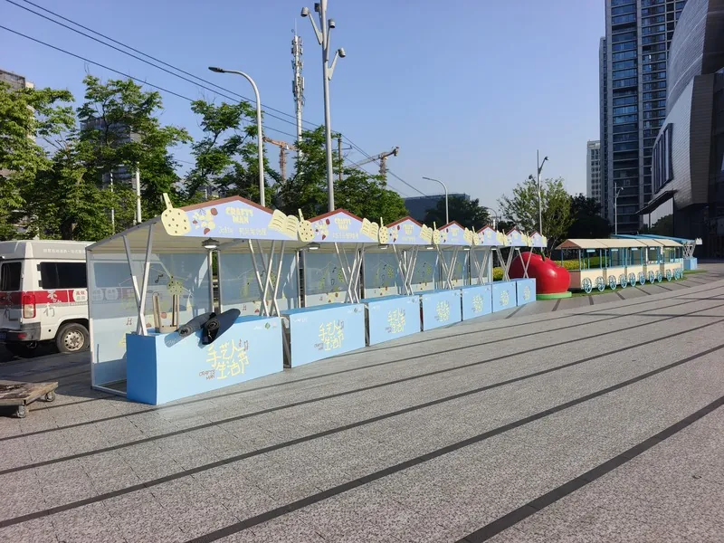 铁质摊位现场三