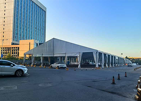郑州华熠仓储篷房活动现场