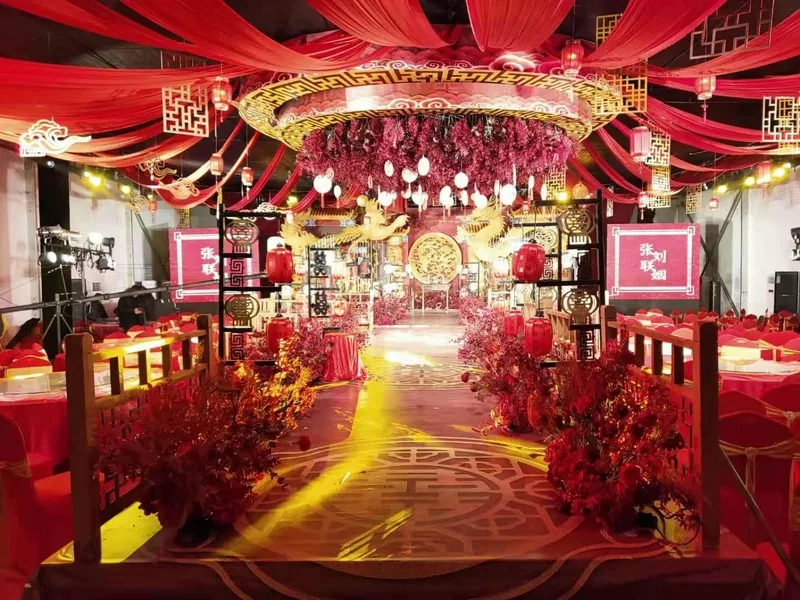 郑州华熠婚庆婚礼篷房活动现场